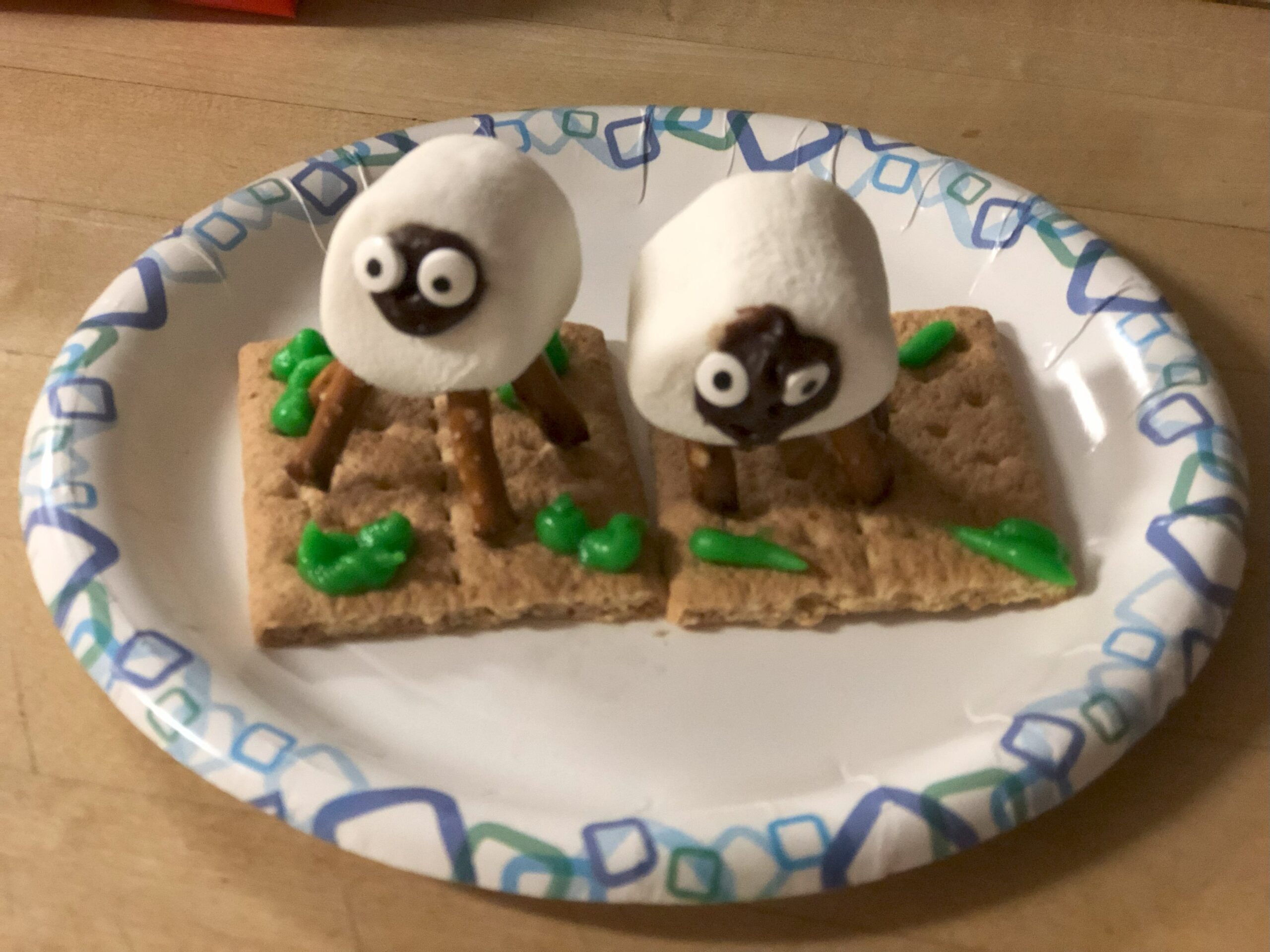 Marshmallow sheep